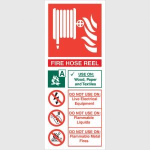 Fire Hose Reel Sign