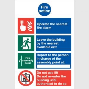 Fire action notice FI68