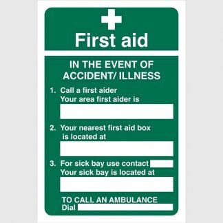 First aid action