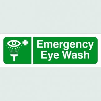 Emergency eye wash