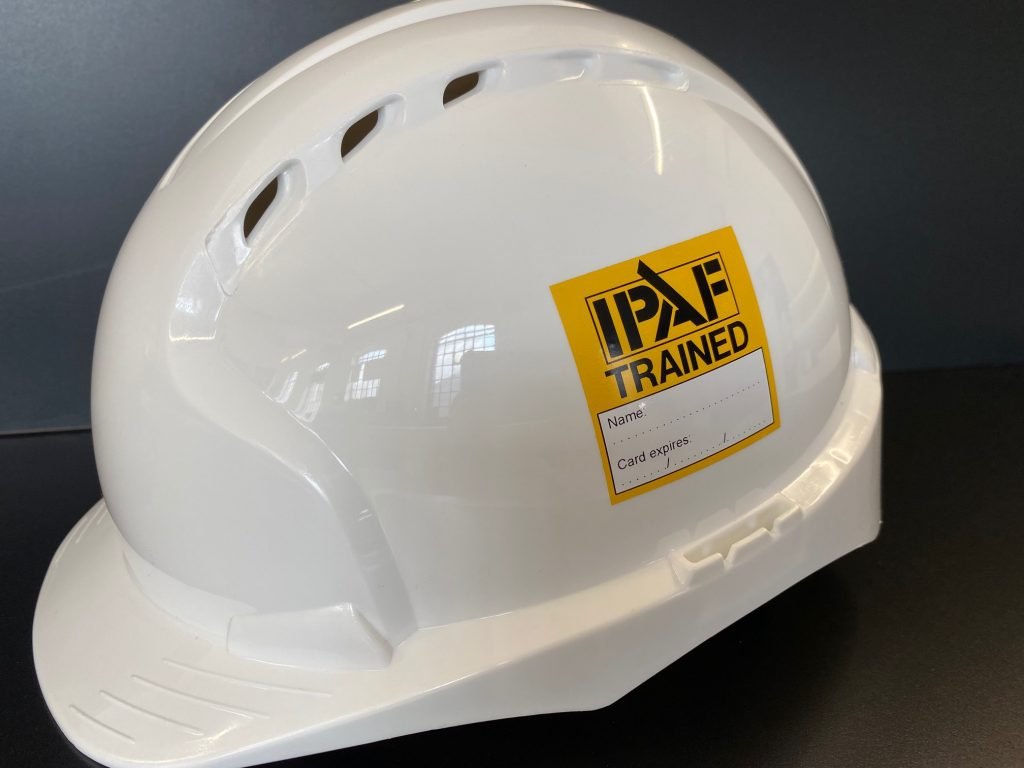 IPAF Construction Helmet Sticker Hard Hat Stickers