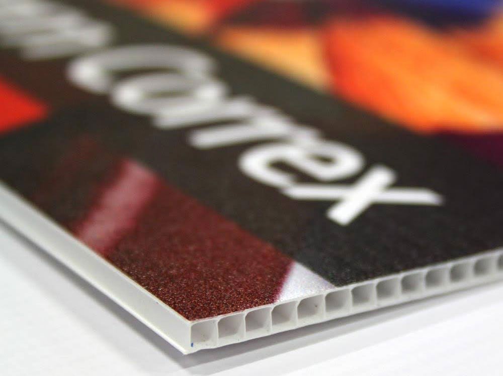 4mm printed correx detail