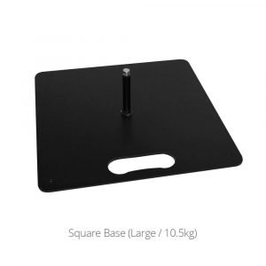 Large square base