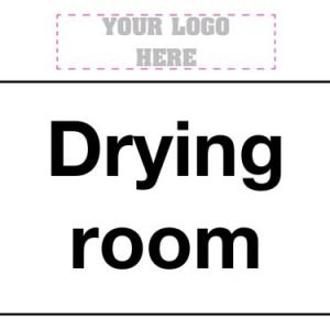 Drying room sign