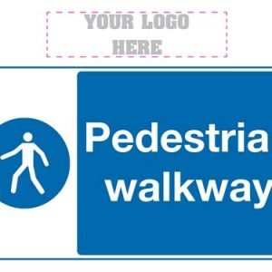 Pedestrian Walkway Sign