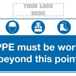 PPE must be worn beyond this point