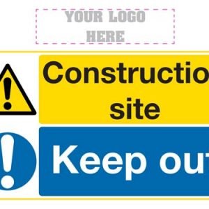 Construction Site Keep Out Sign