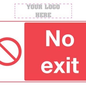 No exit sign
