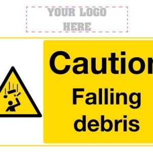 Caution Falling Debris Sign