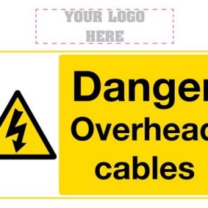 Danger Overhead Cables Sign
