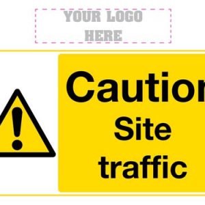 Caution Site Traffic Sign