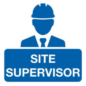 Site Supervisor Helmet Sticker