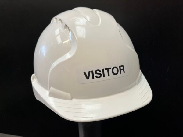 Visitor Helmet Sticker