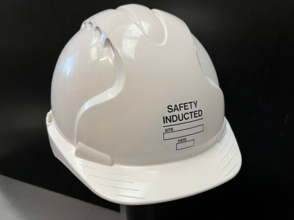 Basic Safety Induction helmet sticker