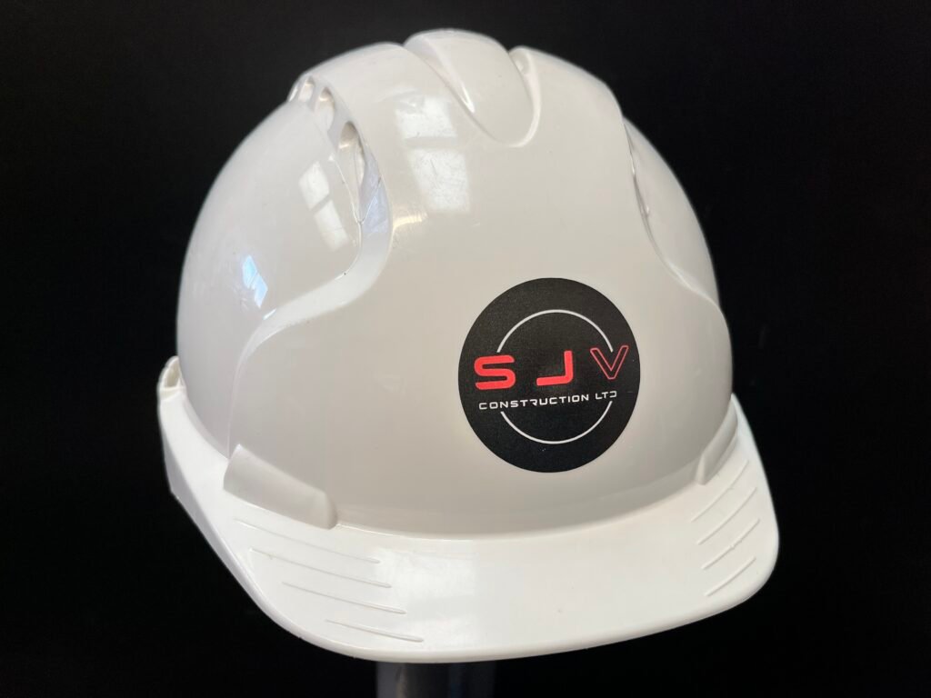 Custom Logo Hard Hat Stickers | Safety Helmet Stickers