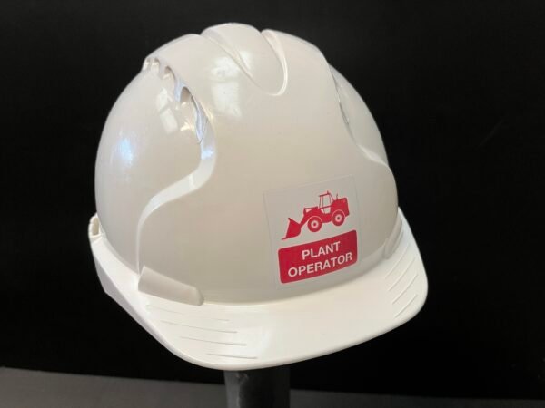 Plant Operator Construction Helmet Sticker