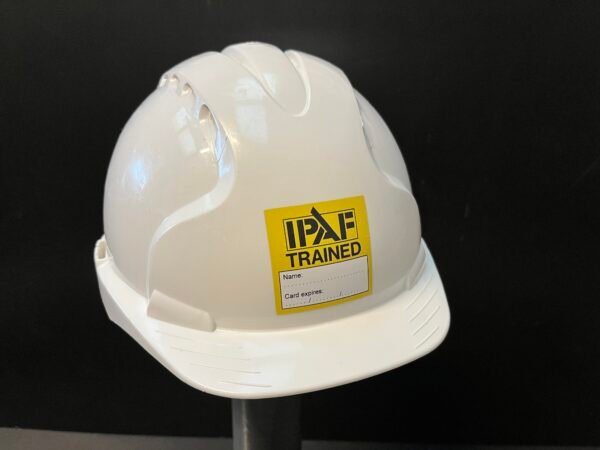 IPAF Trained Construction Helmet Sticker