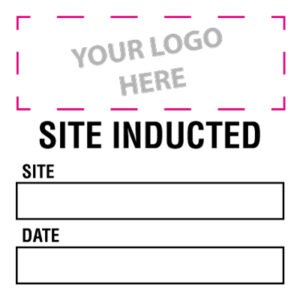 Site Inducted Stickers
